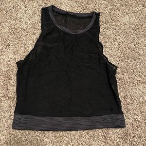Mesh Zyia cropped tank
